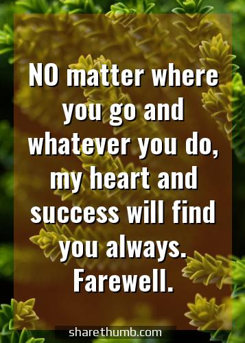 farewell quotes professional